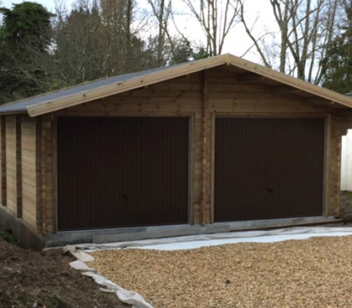 Garage Indept 2P Bois Extérior Living 22